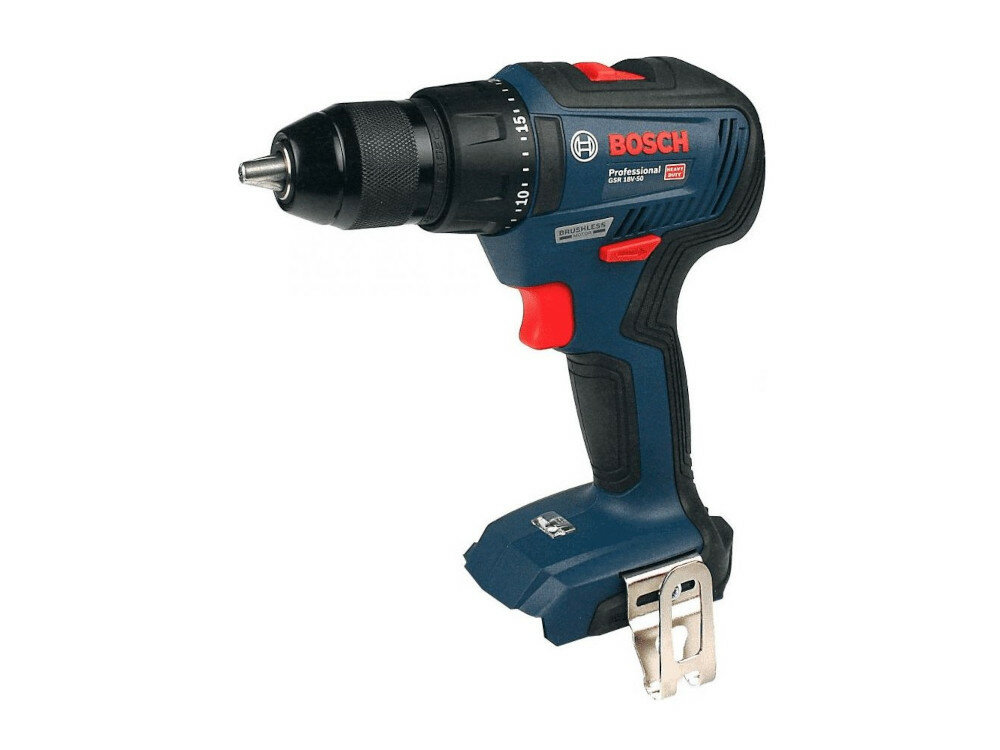 Profesjonalna wiertarko-wkrętarka Bosch GSR 18V-50 silnik bezszczotkowy wydajność ergonomiczna