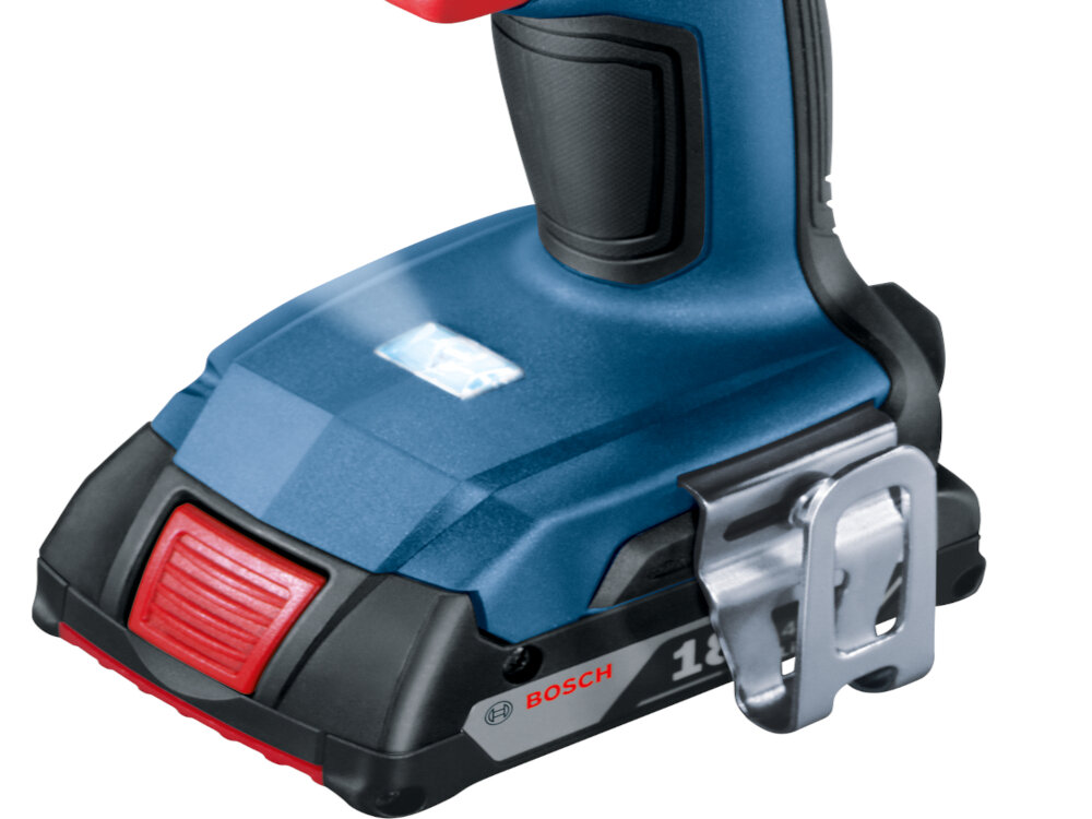 Wiertarko-wkrętarka Bosch GSR 18V-50 Professional ogumowaną rękojeść SoftGrip metalowy uchwyt Autolock