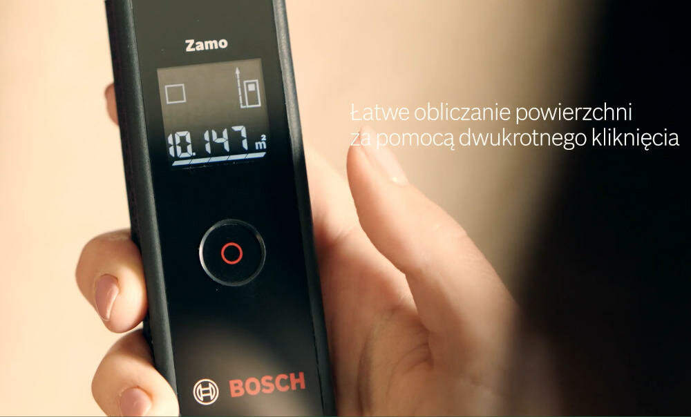 BOSCH kliknięcia powierzchnia wyświetlacz pomiary