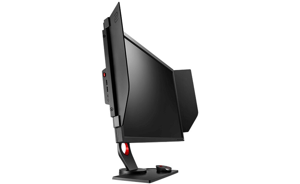 Monitor BENQ Zowie XL2746S - ergonomiczne dopasowanie egronomiczna podstawka zmiana kąta nachylenia i wysokości ekranu