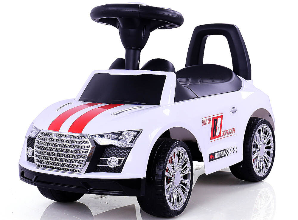 Jeździk MILLY MALLY Racer czarne dla dzieci od 12 miesiąca życia waga do 25 kg