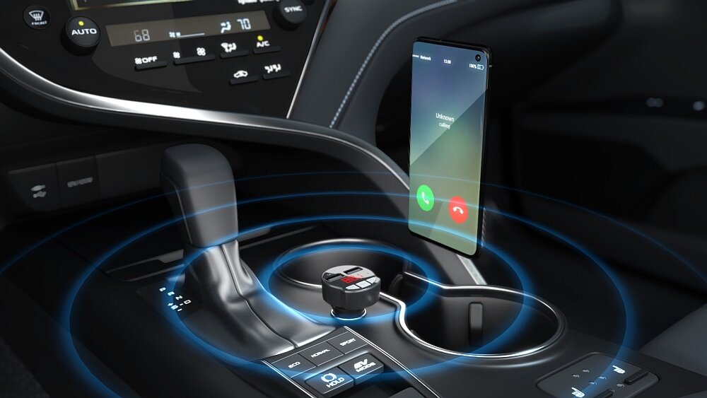 Transmiter FM TECHNISAT Digicar 3 BT muzyka samochód radio