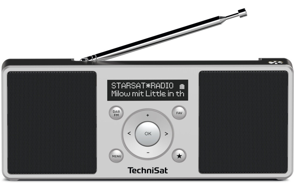 TECHNISAT DIGITRADIO 1 S CZARNO-SREBRNY ulubione stacje akumulator do 10 godzin