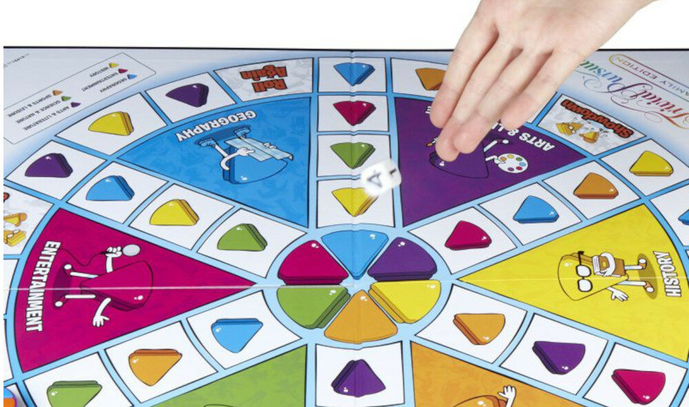 Gra edukacyjna HASBRO Trivial Pursuit Edycja Rodzinna karty pytania wiedza kategorie