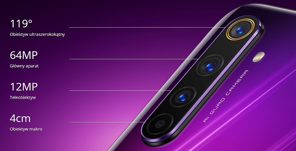 Smartfon REALME 6 Pro aparat