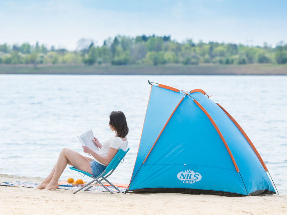 Namiot NILS CAMP NC8030 powłoka anty UV SPF 30 samorozkładalny