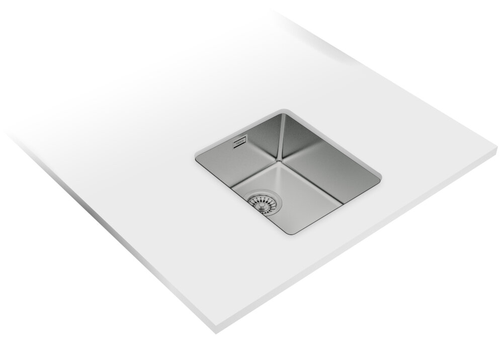 Zlewozmywak TEKA Be Linea RS15 34.40 Stalowy nowoczesny design wyglad polerowana stal wykonanie