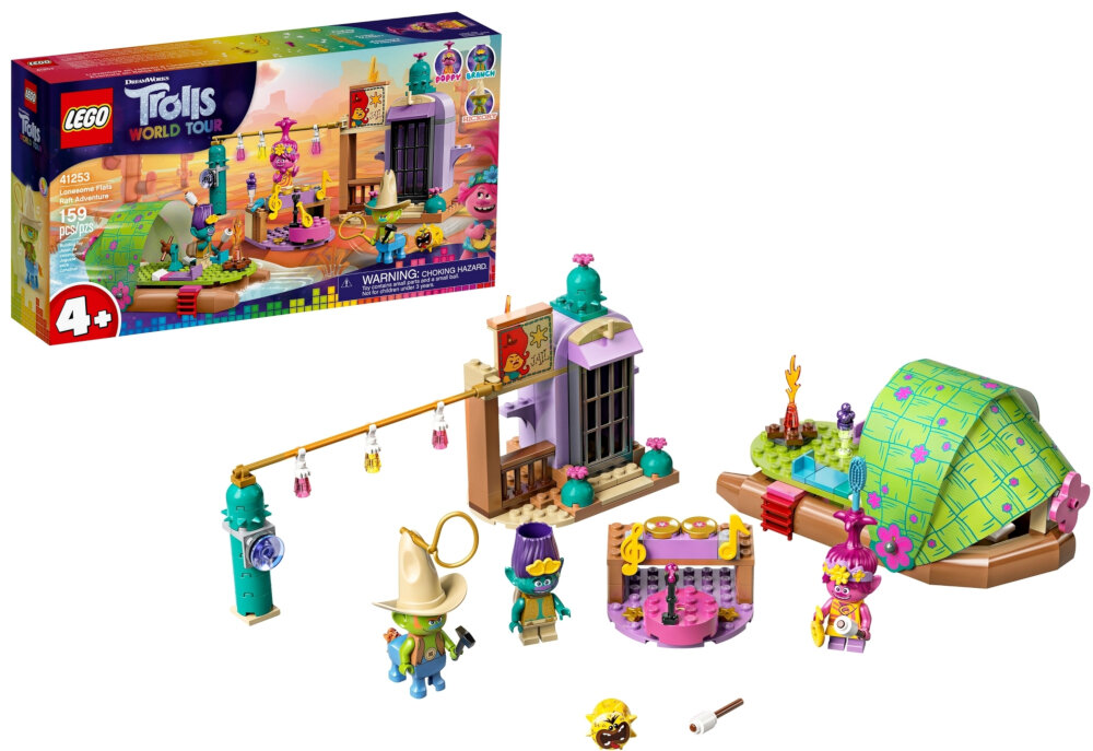 LEGO Trolls World Tour Pustkowie i przygoda na tratwie 41253 proste instrukcje bezpłatna aplikacja LEGO Life