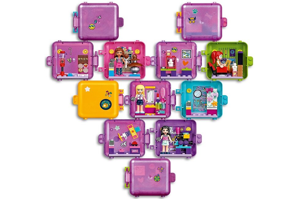 LEGO Friends Kostka Olivii do zabawy w sklep 41407 kolekcjinerska kostka  kreatywna rozrywka odgrywanie różnych ról