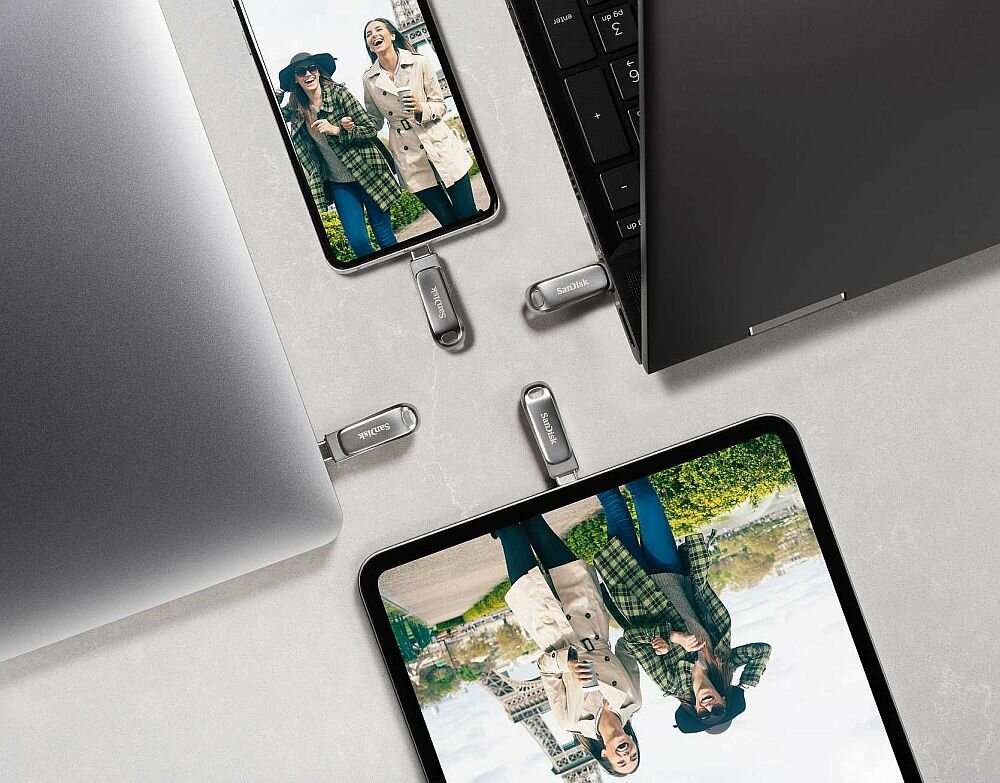 Pamięć SANDISK Ultra Dual Drive Luxe - szybkość