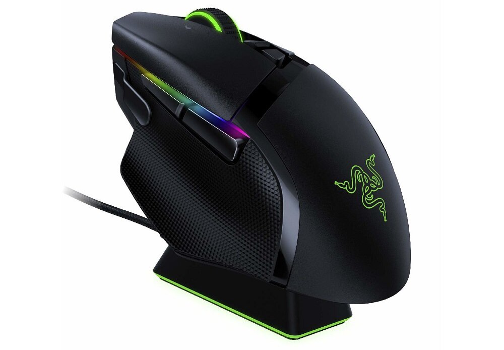 Mysz RAZER Basilisk Ultimate - sensor optyczny 20000 DPI regulacja poziomu DPI