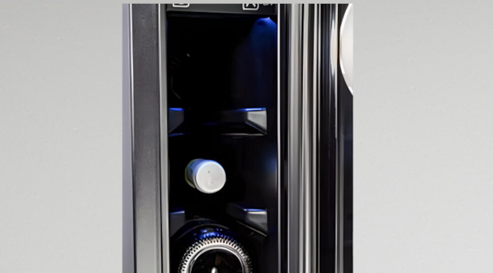 CHŁODZIARKA DO WINA BERG BRGJC7 oświetlenie widoczność jasność światło