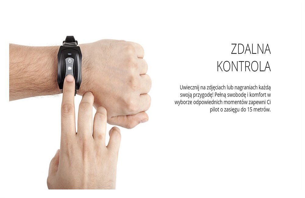 Kamera sportowa KRUGER&MATZ Vision P500 film wysoka jakość nowoczesna sterowanie zdalne