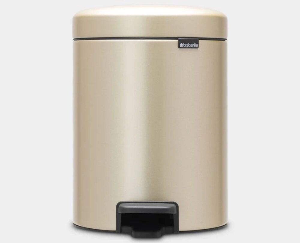 Kosz na śmieci BRABANTIA 304422 Newlcon 5 L Szampański Estetyczny design