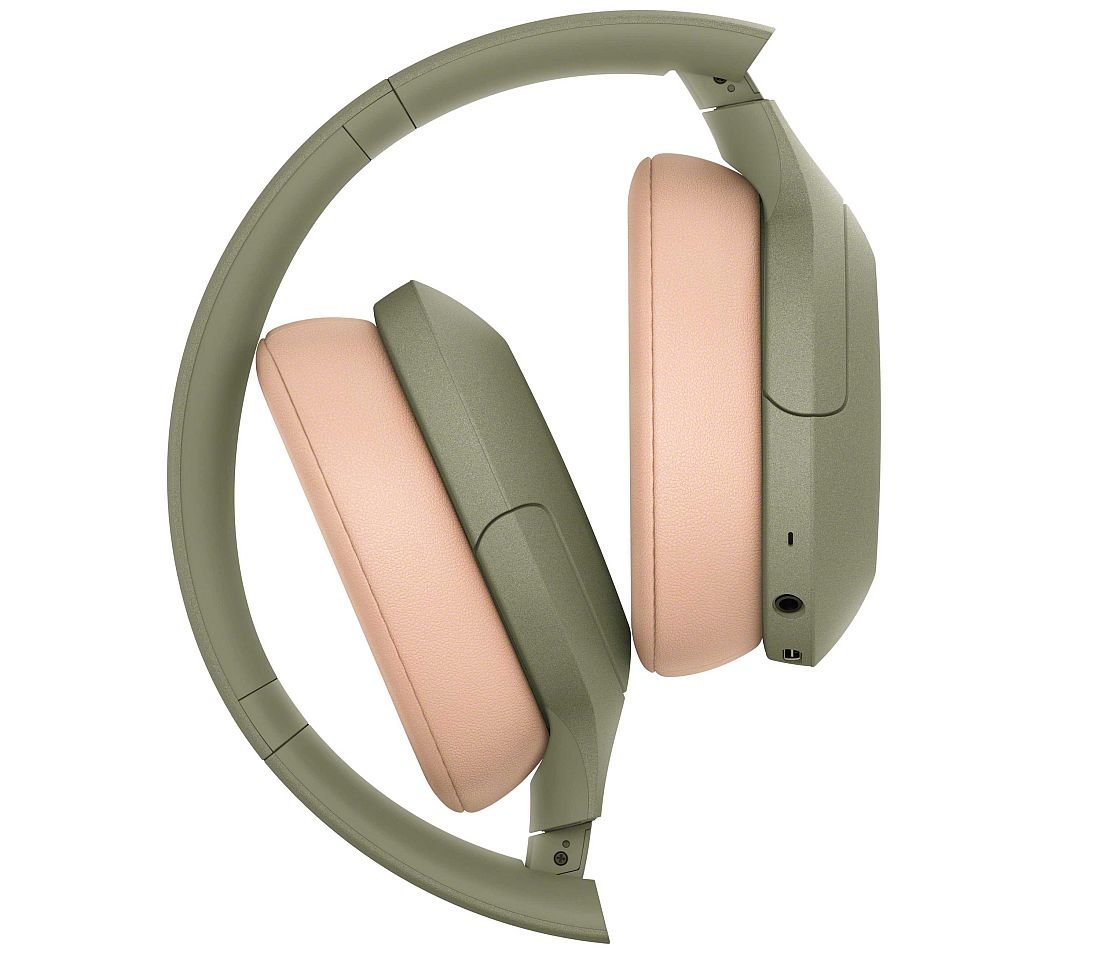 Słuchawki nauszne SONY WH-H910NG Zielony - Smukłe
