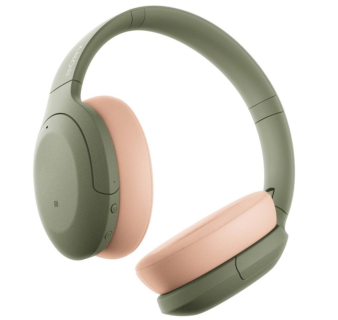 Słuchawki nauszne SONY WH-H910NG Zielony - Dual Noise Sensor