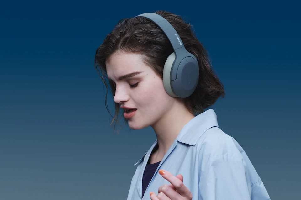 Słuchawki nauszne SONY WH-H910NB Czarny - DSEE HX