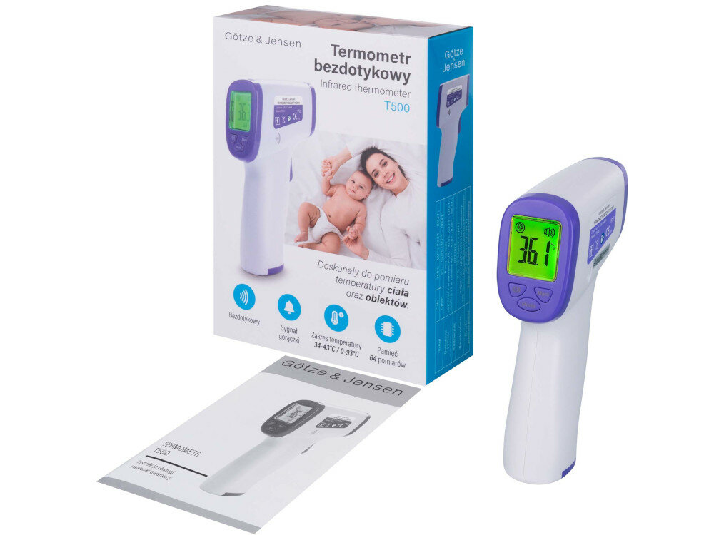 GOTZE-JENSEN-T500 zestaw urządzenie instrukcja karta gwarancyjna