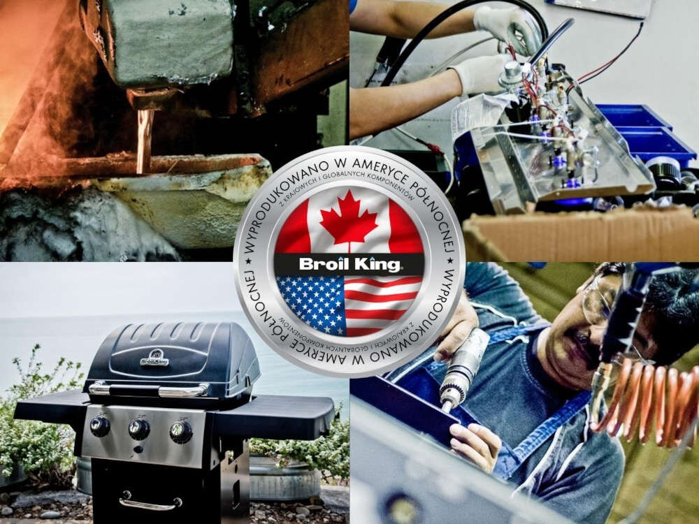 Grill gazowy BROIL KING Royal 320 8.8 kW 55 x 36.5 / 50 x 22.5 cm Jakość, której możesz zaufać fabryka USA Kanada wydajny trwały wygodny komfortowy
