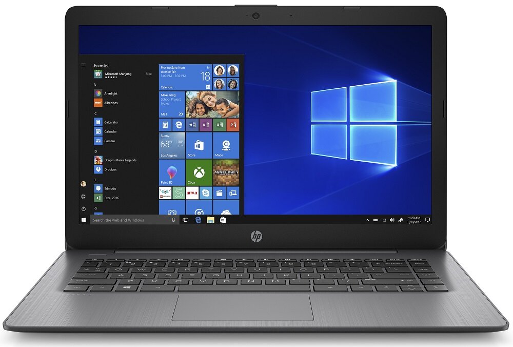 Laptop HP Stream 14 - wygląd ogólny wydajny laptop lekki wytrzymała obudowa