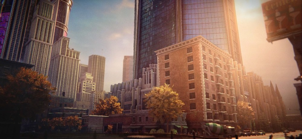 Saints Row The Third Remastered Gra PS4 screen z gry miasto
