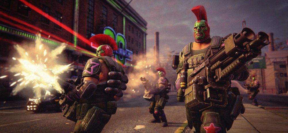 Saints Row The Third Remastered Gra XBOX-ONE screen z gry postać