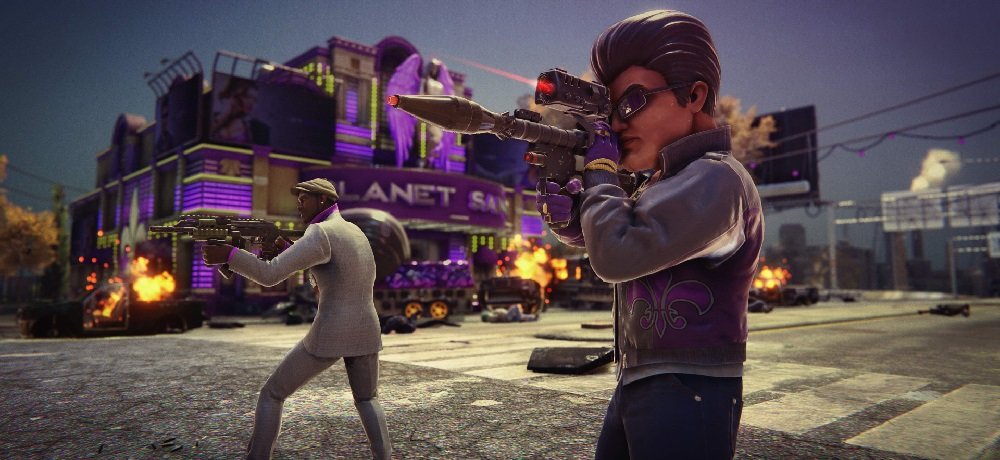 Saints Row The Third Remastered Gra XBOX-ONE screen z gry strzelanina