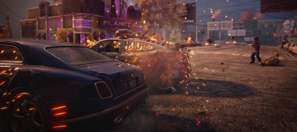 Saints Row The Third Remastered Gra XBOX-ONE screen z gry wyścig samochodowy
