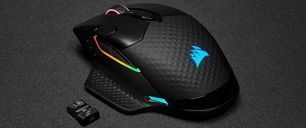Mysz CORSAIR Dark Core RGB Pro - regulacja czulosci