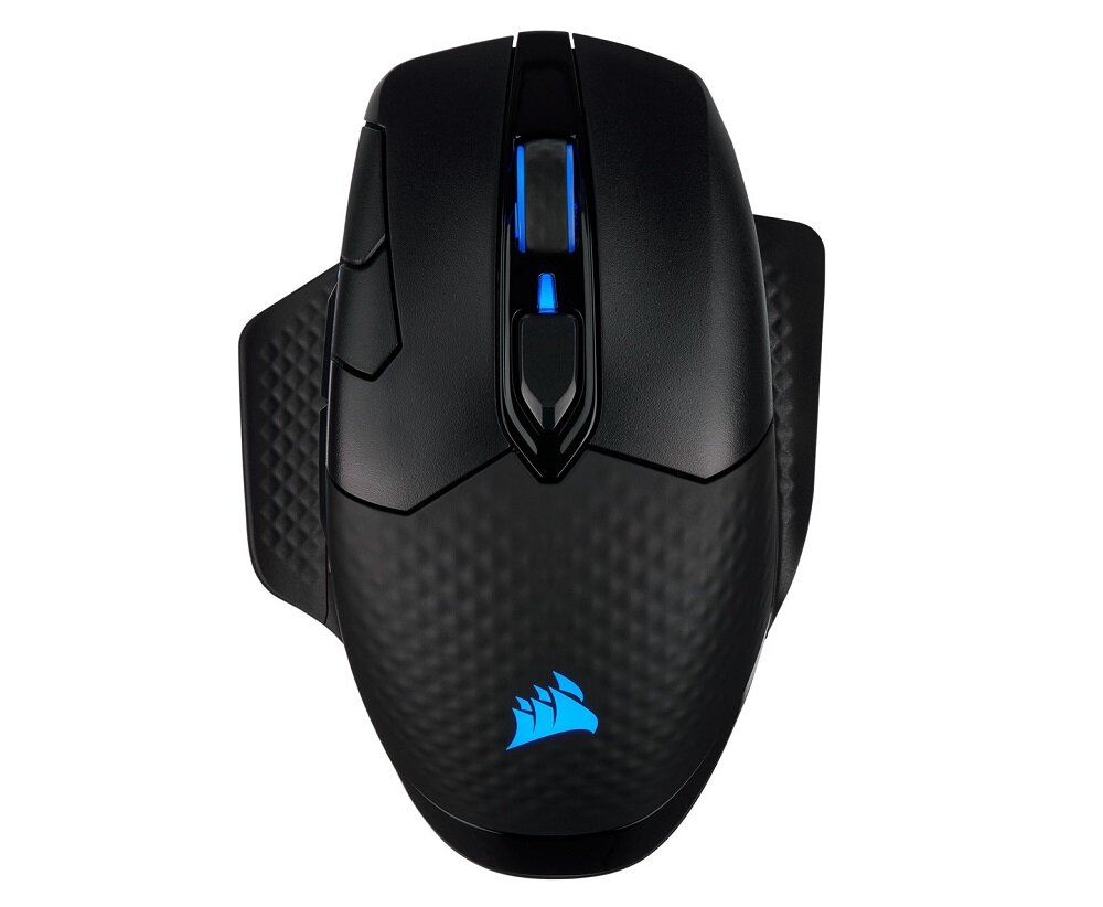 Mysz CORSAIR Dark Core RGB Pro SE - wygląd ogólny bezprzewodowa mysz gamingowa ergonomiczy kształt