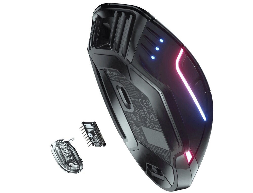 Mysz CORSAIR Dark Core RGB Pro SE - sensor optyczny uniwersalność i precyzja działania