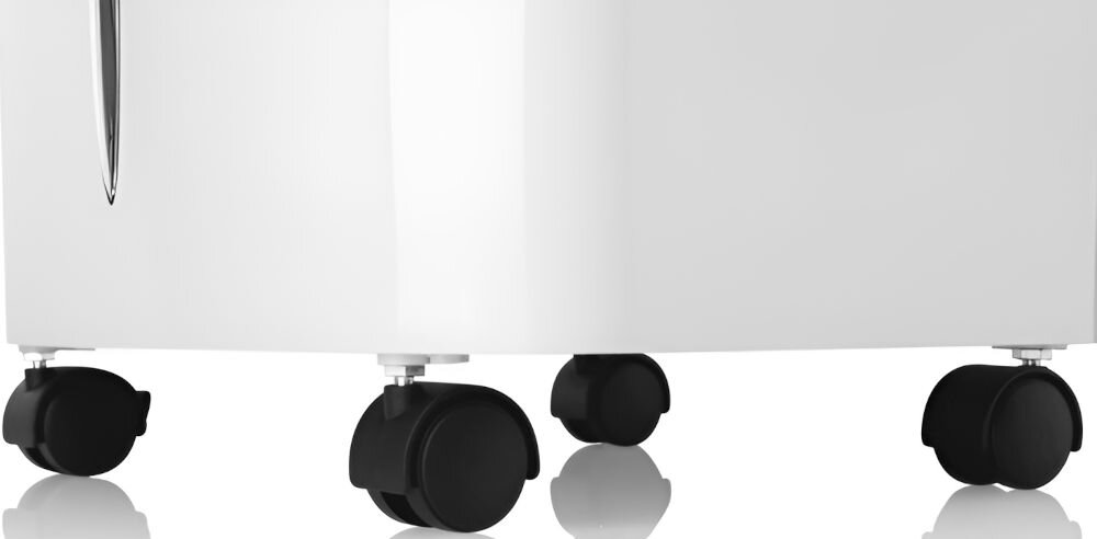 Klimator ETA Coolio 0568 90000 pilot kółka z blokadą zwiększona mobilność urządzenia 2 wkłady chłodzące kabel o długości 1,7 mswobodne ustawienie urządzenia efektywne wszechstronny komfort w upalne dni 