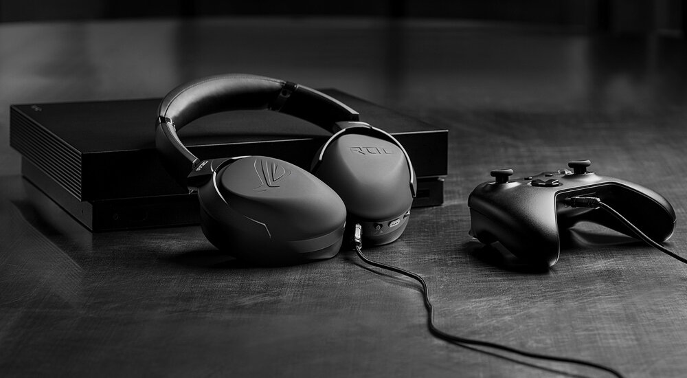 SŁUCHAWKI ASUS ROG STRIX GO 2.4 regulowany pałąk