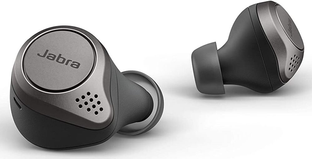 Słuchawki dokanałowe JABRA Elite Active 75t Tytanowo-czarny - Bateria 