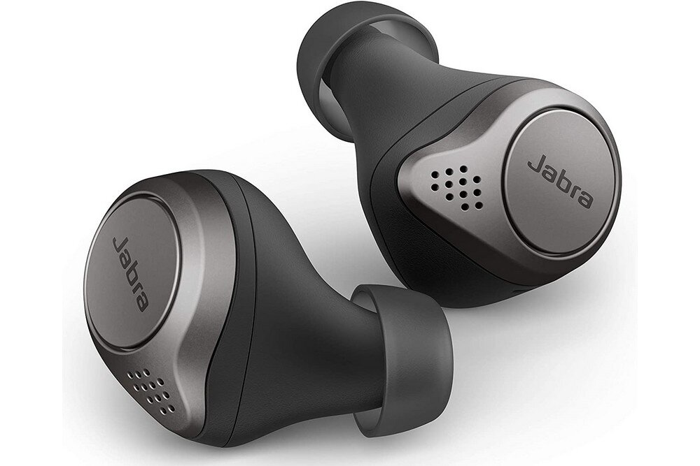 Słuchawki dokanałowe JABRA Elite Active 75t Tytanowo-czarny - mikrofony 