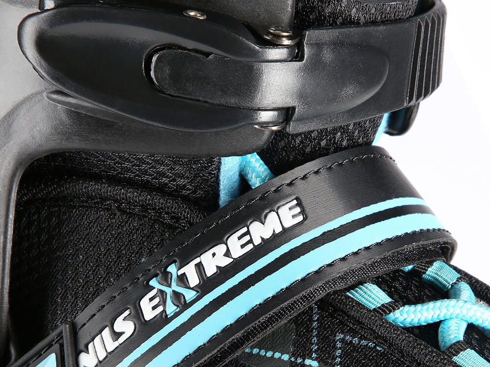 Łyżworolki NILS EXTREME NA11002 (rozmiar 35-38) klamra dwusekcyjna rzep sznurowadła hamulec