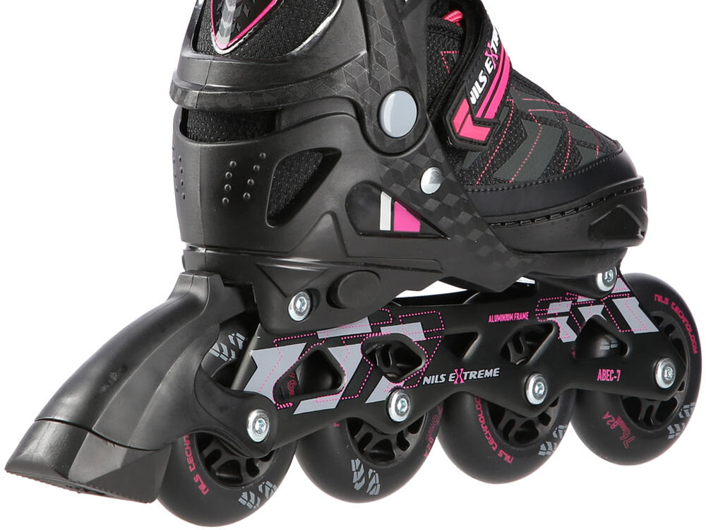 Łyżworolki NILS EXTREME NA11002 (rozmiar 35-38) abec7 przyczepność miekkie koła