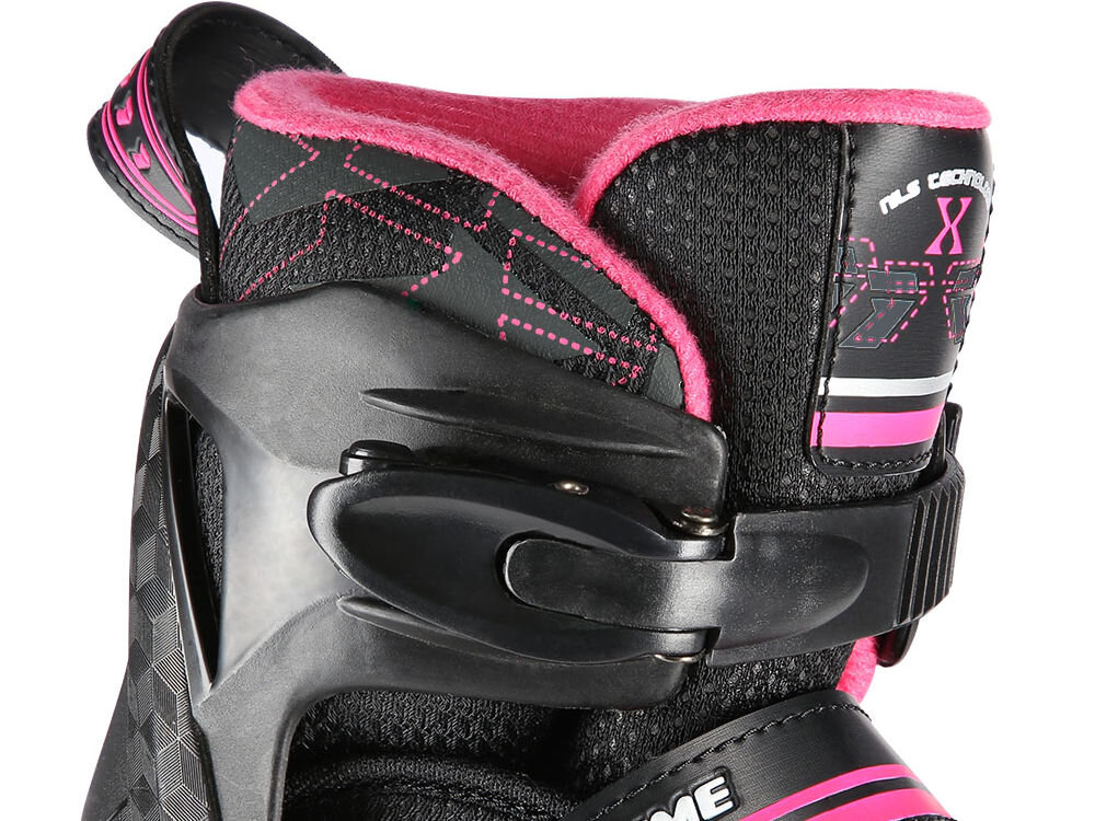 Łyżworolki NILS EXTREME NA11002 (rozmiar 35-38) skóra systetyczna belvet siatka mesh pianka regulacja rozmiaru