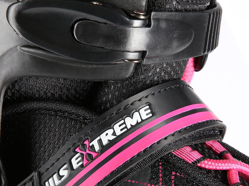 Łyżworolki NILS EXTREME NA11002 (rozmiar 35-38) klamra dwusekcyjna rzep sznurowadła hamulec