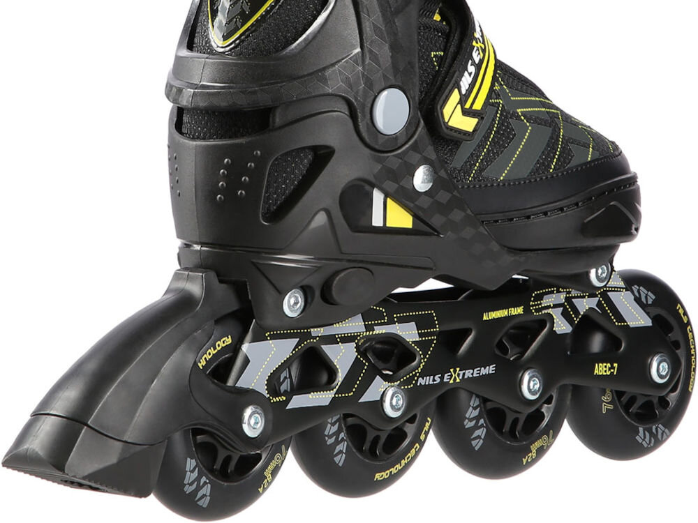 Łyżworolki NILS EXTREME NA11002 (rozmiar 31-34) abec7 przyczepność miekkie koła