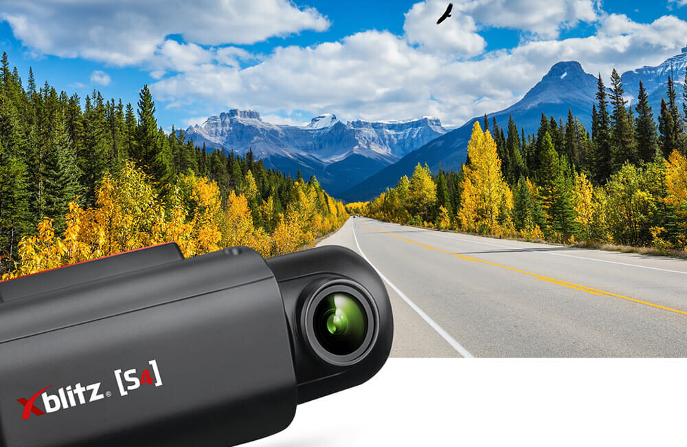 Wideorejestrator XBLITZ S4 szeroki kąt widzenia jakość nagrań rozdzielczość full HD