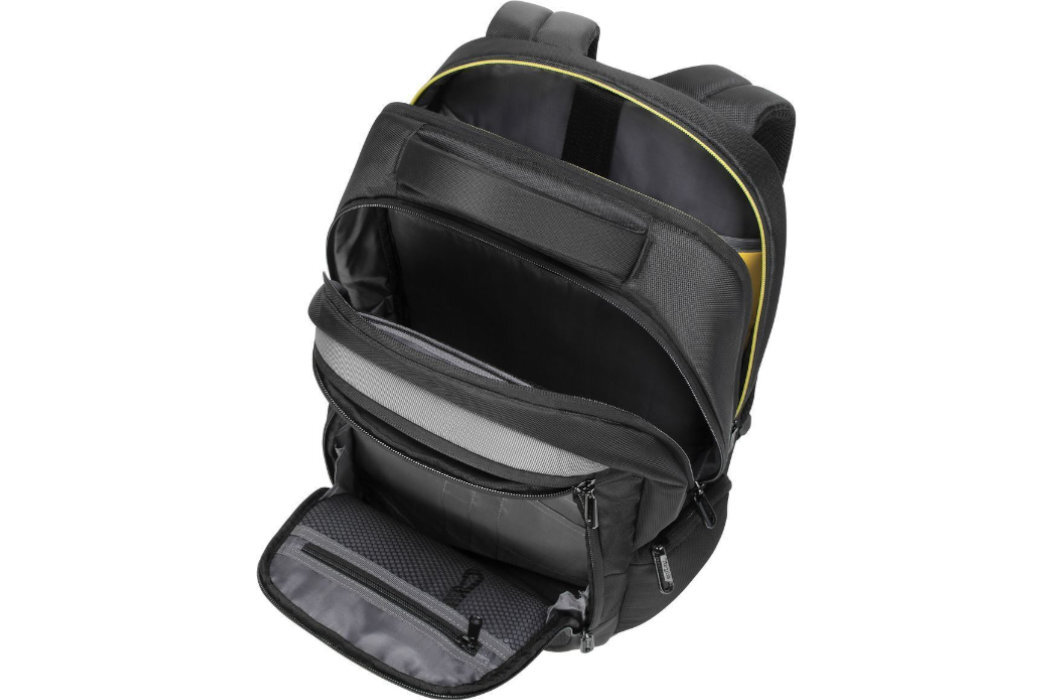 Plecak na laptopa TARGUS CityGear 15-17.3 cali Czarny wyposażenie wodoodporny wygodny komfortowy zabezpieczenie