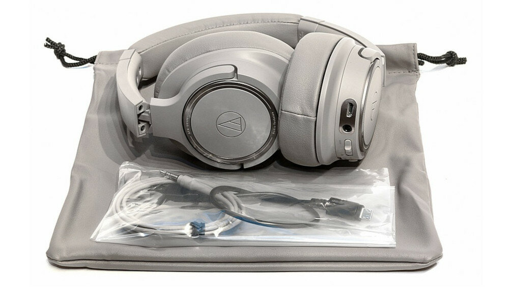 Słuchawki nauszne AUDIO-TECHNICA ATH-SR50BT - zestaw
