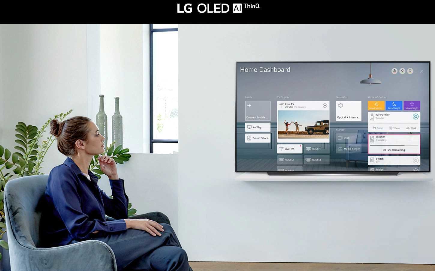 Telewizor LG OLED 2020 OLED48CX3LB - ThinQ