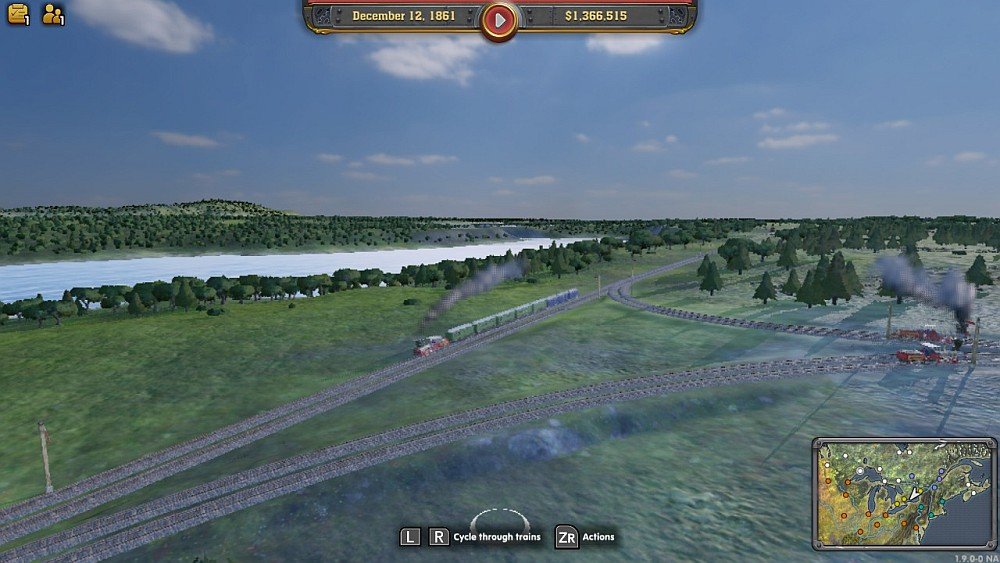 Railway Empire Gra NINTENDO SWITCH rozgrywka konkurencja