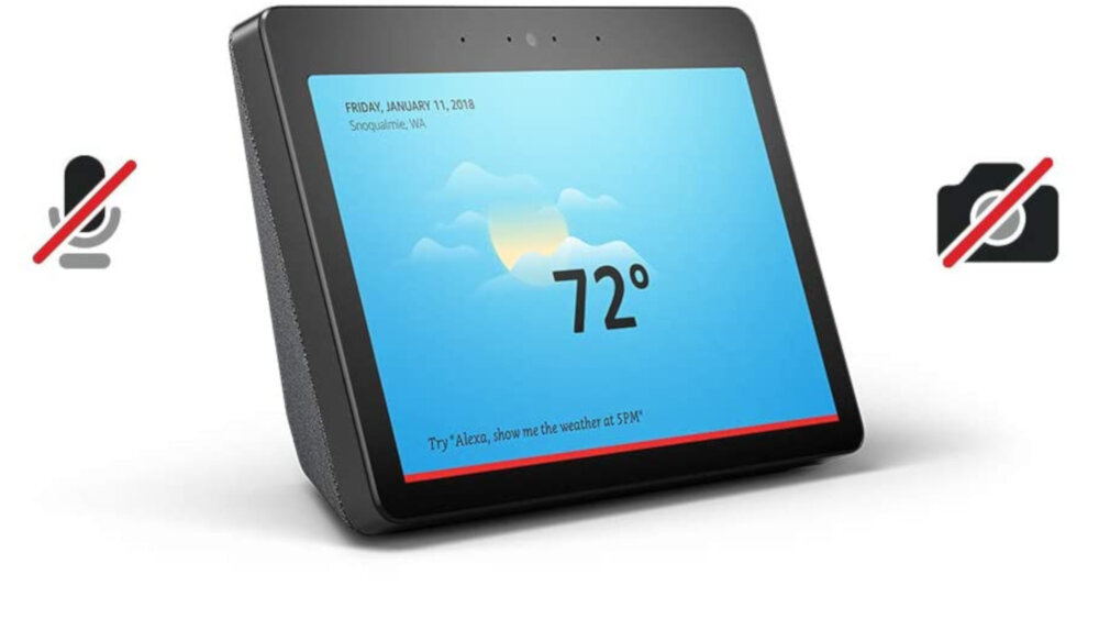głośnik mobilny AMAZON Echo Show 2 - prywatność