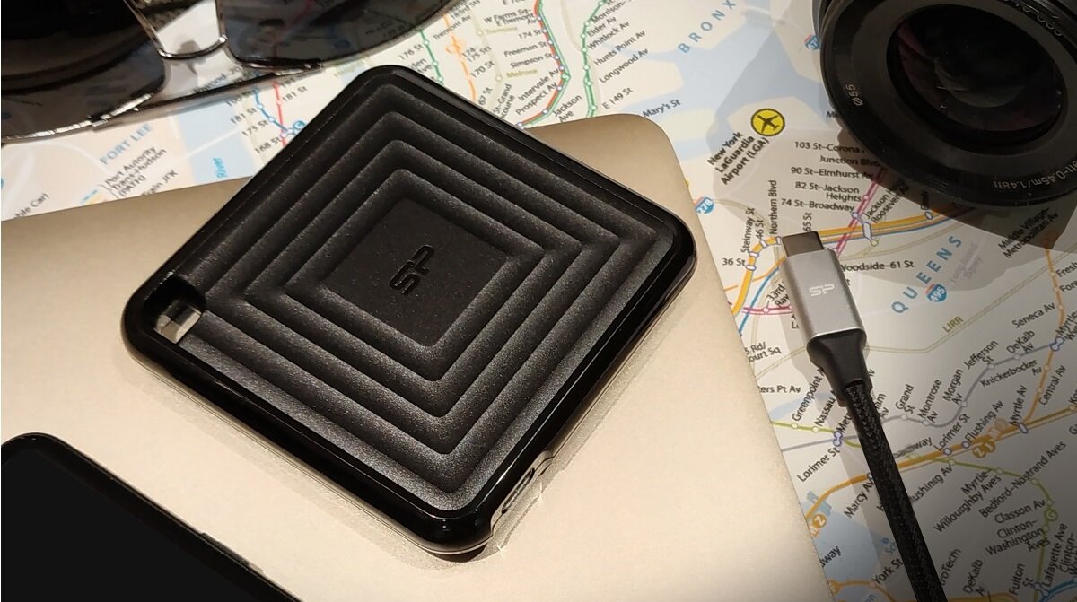 Dysk SILICON POWER PC60 wymiary Szyfrowanie 256-bit AES Kompatybilność z Windows i Mac OS Maksymalna prędkość odczytu  Maksymalna prędkość zapisu