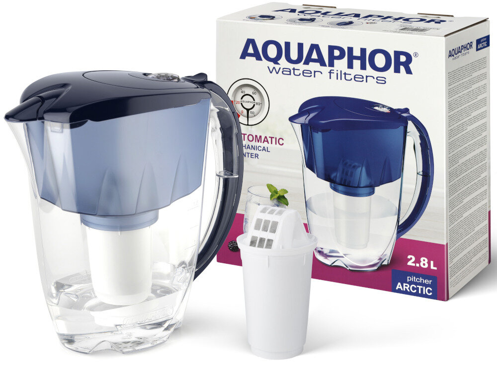 Dzbanek filtrujący AQUAPHOR Time Niebieski