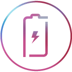 Bateria ikona kolor Bateria ikona kolor