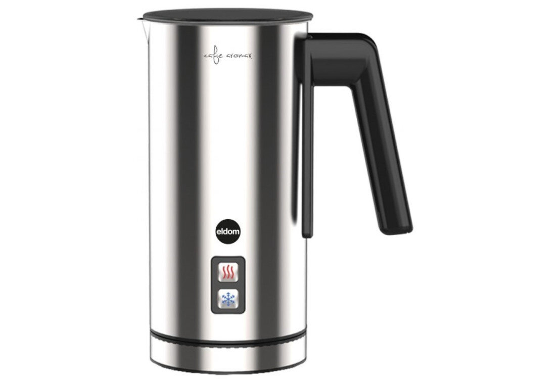 Spieniacz ELDOM SI550 Buzz Wydajna moc działania Moc 450–550 W szybkie nagrzewanie i efektywne spienianie mleka  Krótki czas przygotowania